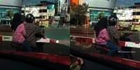 Nekat Menerobos, Pria Sekalian Cewek dan Motornya Tersangkut di Palang Pintu Perlintasan Kereta Api: 'Maju Kena, Mundur Kena'