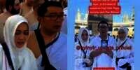 Momen Keluarga Ridwan Kamil Tawaf di Masjidi Haram, Sempat Berpose Bersama Foto Eril