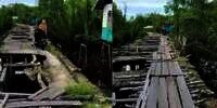 Viral Jembatan 'Sakaratul Maut' Penuh Lubang Raksasa di Riau, Sekali Salah Langkah Auto Beda Alam