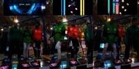 Viral Video Aksi Tiga Kang Ojol Beda 'Aliran' Kompak Main Gim Dance, Posenya Bak Boyband Korea