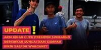 Aksi Kiran Cucu Presiden Soekarno Bersihkan Sungai dari Sampah Bikin Salfok Warganet