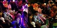 Enaknya Jadi Pengantin di Madura, Duduk Manis Berkalung Lembaran Uang Rp50 Ribu Terus Disawer Tamu bak Biduan Dangdut