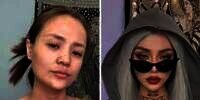 Viral Potret Wajah Wanita Sebelum dan Sesudah Pakai Makeup, Hasilnya Bikin Kaget!