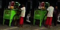 Viral Bocah Yatim Putus Sekolah Jualan Kue Putu Bambu Sampai Malam, Alasannya Bikin Terenyuh!