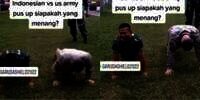 Anggota TNI Ditantang Duel Push Up, Tentara Amerika Sampai Ngos-ngosan