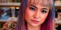 Potret Terbaru Marshanda dengan Rambut Warna-warni
