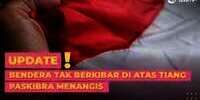 Bendera Tak Berkibar di Atas Tiang, Paskibra Menangis