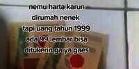 Viral Si Cewek Temukan Uang Langka di Rumah Sang Nenek, Jumlahnya Fantastis