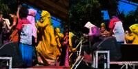 Viral Panggung Roboh Kala Puluhan Emak-emak Asik Berjoget