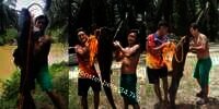 Heboh Video Penangkapan Ikan 'Lele' Raksasa Segede Manusia Dewasa, Butuh Dua Orang Buat Menyeretnya ke Daratan