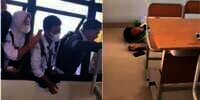 Viral Video Siswa Tidur Pulas hingga Jam Pulang, Tak Mempan Diteriaki Teman-Teman Satu Kelas
