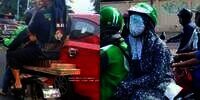 10 Potret Absurd Gaya Penumpang Ojol, Bikin Mikir Keras!