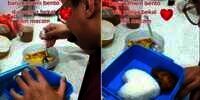 Bawa Bekal Nasi Buatan Istri, Pengantin Baru Malu Digoda Rekan Kerja Karena Bentuknya 'Sweet' Banget