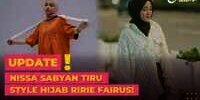 Nissa Sabyan Tiru Style Hijab Ririe Fairus