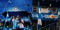 Fans Berat Tim Tango, Pria di Sulbar Bangun Rumah Serba Argentina hingga Beri Nama Messi pada Cucu
