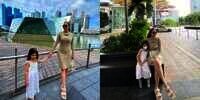 Gaya Aura Kasih Pakai Dress Ketat Saat Momong Anak Jadi Sorotan Warganet