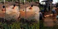 Viral! Kubur Jenazah di Permakaman Kebanjiran: Warga Menyelam di Air Kotor dan Peti Diinjak-injak Biar Tenggelam