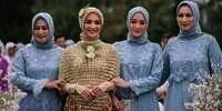 Ide Model Baju Bridesmaid Hijab dari Instagram, Modis dalam Balutan Gamis