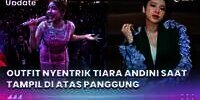 Outfit Nyentrik Tiara Andini saat Tampil di Atas Panggung