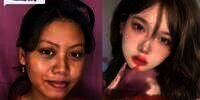 7 Transformasi Wanita Kusam Makeup Ala Douyin, Hasilnya Dikira Beda Orang, Bibirnya Bikin Salfok