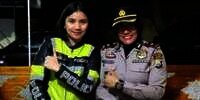 Potret Kasatlantas Polres Malang AKP Agnis Juwita Manurung saat Bertugas, Viral karena Gaya Hidup Hedon