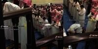 Momen Makmum Diduga Kerasukan Jin Saat Sholat, Tidak Kuat Dengar Bacaan Imam hingga Kepanasan Sampai Tersungkur Sambil Tutup Telinga