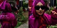 Anti Mainstream! Ide Gaun Unik 'Pocong Ungu' Cocok untuk Datang ke Nikahan Mantan