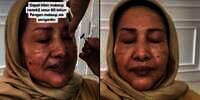 Potret Nenek 60 Tahun Dirias Ala Makeup Pengantin, Awalnya MUA Bingung Pasang Softlens, Endingnya Malah Kayak Gini&hellip;