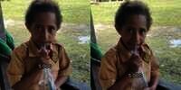 Viral Video Anak SD Papua Beli Air Putih di Plastik Harganya Rp5 Ribu, Warganet: di Sini Bisa Dapat Segalon