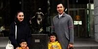 Lucunya Putra Sandra Dewi Ikut Game Tutup Mata Mencari Sang Ayah