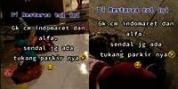 Ternyata Sandal Juga Ada Tukang Parkirnya