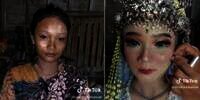 Viral! Transformasi Gadis Desa Berkulit Sawo Matang Jadi Pengantin, Hasilnya Cantik bak Barbie Hidup