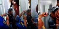 Momen Menegangkan! Warga Panik, Bocah Lemas 1,5 Jam Setelah Kepalanya Terjepit Tembok, Damkar Terpaksa Bongkar Pakai Pahat