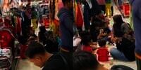 Bukan Taman, Keluarga Ini Malah Piknik di Lantai Mal Makassar, Santai Lesehan Sambil Makan