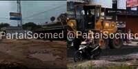 Mirip Legenda Roro Jonggrang, Perbaikan Jalan Rusak di Lampung Dikebut dalam Semalam, Begini Penampakan 'Before After-nya'