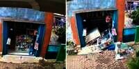 Cuma Gegara Tas Pinggang Kesenggol Alat Pel, Suami Ngamuk Hancurkan Warung Sendiri, Istri Cerita Kronologinya: Aku Sampai Dicekik