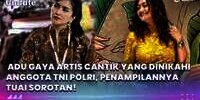 Adu Gaya Artis Cantik yang Dinikahi Anggota TNI Polri, Penampilannya Tuai Sorotan!
