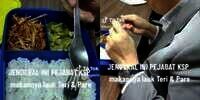 Viral Pejabat Kantor Staf Presiden Bawa Bekal Makan Siang, Lauk Ikan Teri dan Sayur Pare