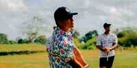 Pesona Aqsa dan Aero Aswar di Lapangan Golf  Bikin Meleleh