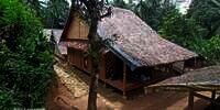 Potret Rumah Suku Baduy Luar yang Terbuat Dari Anyaman Bambu, Ternyata di Dalamnya Masih Terapkan....