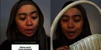 Wanita Ini Terima Tantangan Makeup Sambil Tutup Mata, Hasilnya Diluar Dugaan, Netizen: `Ngakak Banget`