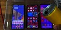 Uji Ketahanan Air Ekstrem Pakai Soda pada Smartphone Flagship Samsung, Apple, dan Xiaomi, Taruh di Freezer 6 Jam Hasilnya di Luar Dugaan
