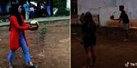 Potret Lesti Kejora dan Billar Maen Voli Dikampung, Netizen Salfok Sama Outfitnya