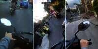 Diuber-uber karena Tak Pakai Helm, Dua Wanita Ini Kabur Masuk Gang Sempit Ternyata Jalan Buntu