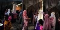 Momen Langka Tapi Kocak, Pengantin Datang ke Kondangan Tetangga yang Juga Jadi Pengantin, Berakhir Duduk Bersama di Pelaminan