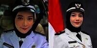 Potret Kades Cantik Indah Aprianti yang Viral Usai Berani Hadapi Pria Tolak Bangun Jalan Desa, Pendidikannya Bukan Kaleng-Kaleng