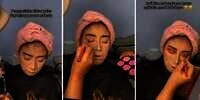 Makin Pulas Dielus Pakai Kuas Makeup, Calon Pengantin Tertidur Saat Dirias