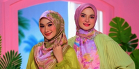 Intip Koleksi Hijab Colorful dengan Nuansa Barbie 