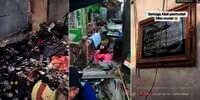 Rumah Terbakar Terimbas Ledakan Gudang Mercon, Hanya Bingkai Ayat Kursi yang Utuh