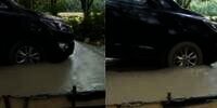 Viral Video Mobil Dinas Kadispora Lubuklinggau Terobos Jalan Baru Dicor: Susah Putar Balik